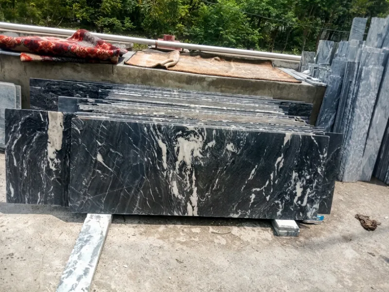 Exquisite Black and white Star Zebra Marble Slabs from Pakistan: Elevate Your Architectural Designs